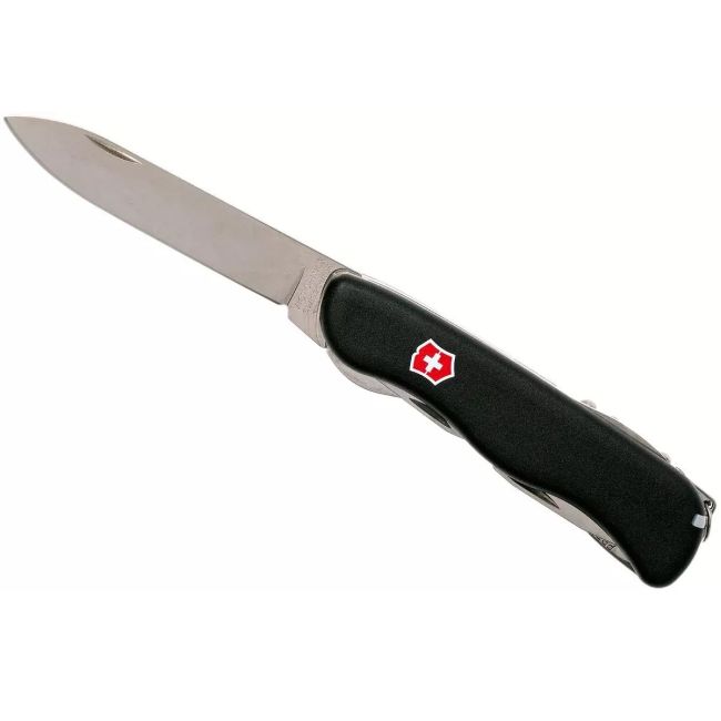 Victorinox - briceag mic Forester, 12 functii - argintiu negru