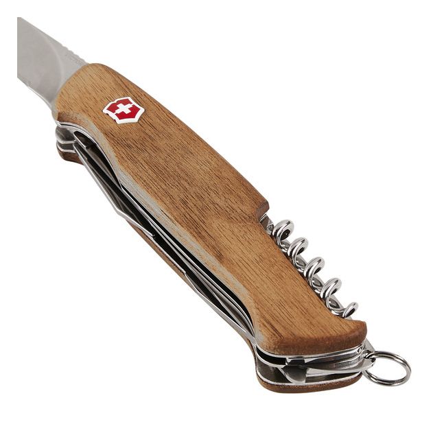 Victorinox - briceag multifunctional Rangerwood 55 maner lemn, 10 functii - argintiu maro