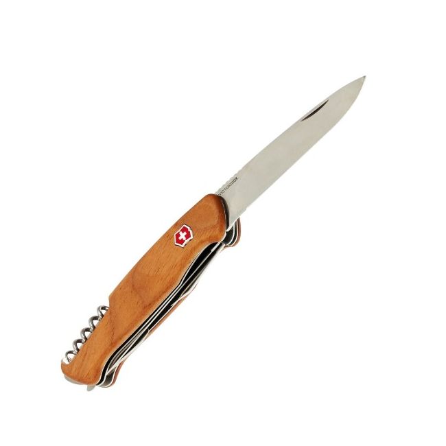 Victorinox - briceag multifunctional Rangerwood 55 maner lemn, 10 functii - argintiu maro