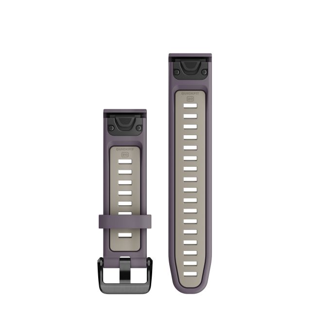 Garmin QuickFit 20 - curea silicon - crem mov Deep Orchid|Light Sand