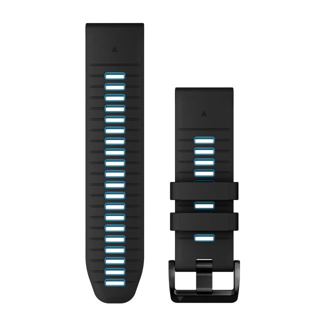 Garmin QuickFit 26 - curea silicon - negru | albastru Cirrus