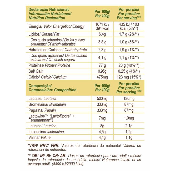 Gold nutrition - pachet pudra proteica Total Whey - aroma vanilie 260G
