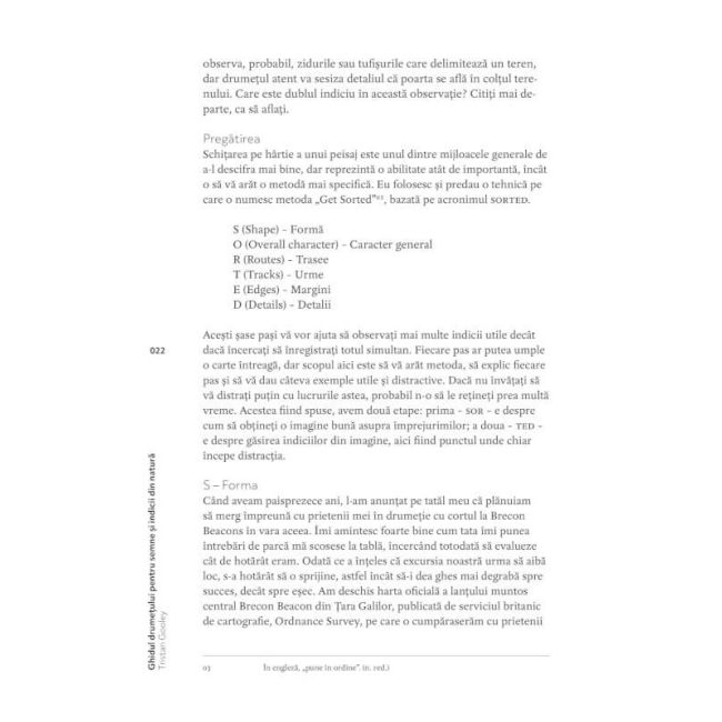 Pilot Books - Ghidul drumetului (autor Tristan Gooley)