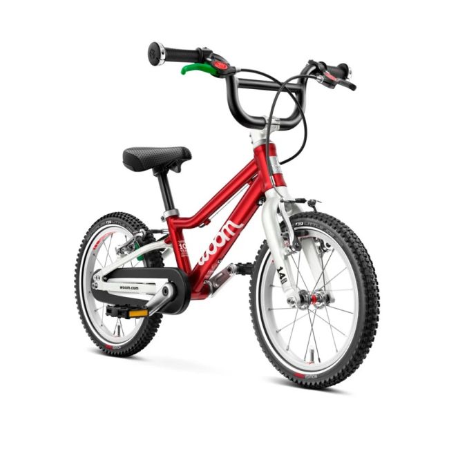 Woom - bicicleta copii 14" Woom 2, varsta recomandata 3-4,5 ani (95-110cm) - 5kg - rosu aniversar