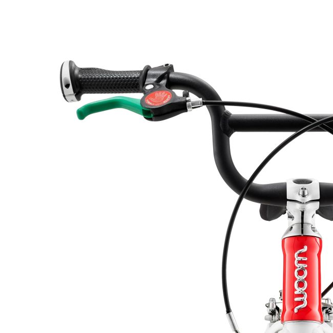Woom - bicicleta copii 16" Woom 3, varsta recomandata 4-6 ani (105-120cm) - 5,4kg - verde atomic galben neon