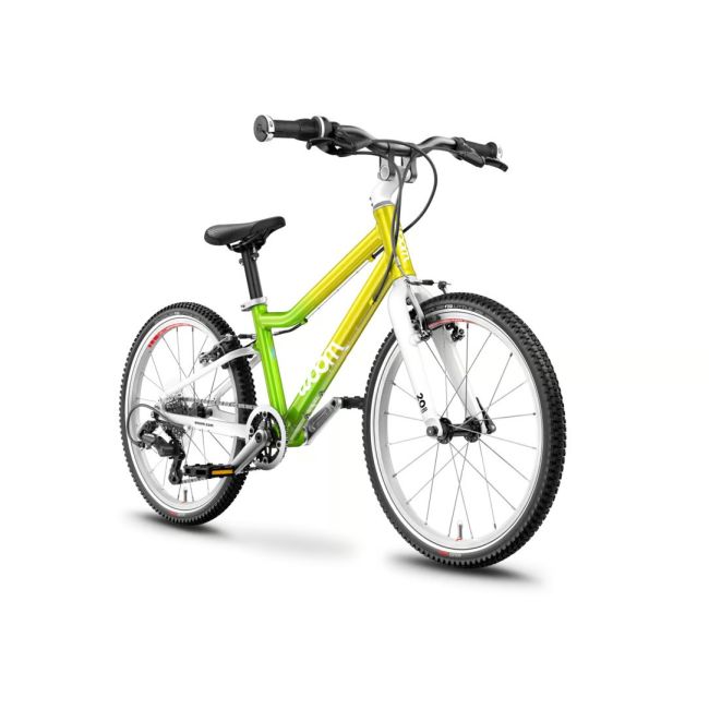 Woom - bicicleta copii 20" Woom 4, varsta recomandata 6-8 ani (115-130cm) - 7,7 kg - verde atomic galben neon