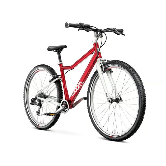 Woom - bicicleta copii 26" Woom 6, varsta recomandata 10-14 ani (140-165cm) - 9,5 kg - rosu aniversar alb