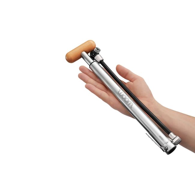 Woom - pompa bicicleta AIRFLO - gri argintiu