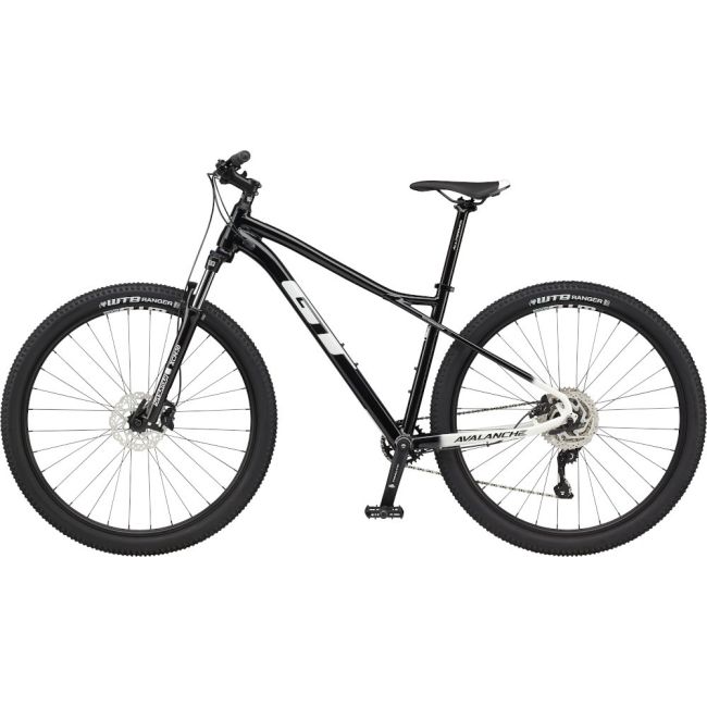 Bicicleta GT Avalanche Comp Gloss Black Cyan Blue Gunmetal 2023, Marime: XS (27.5")