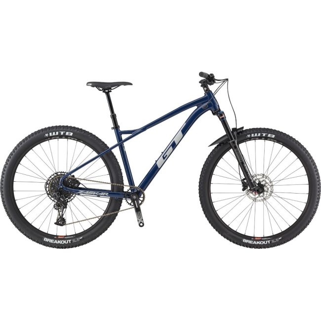 Bicicleta GT Zaskar LT Al Elite Gloss Darkest Blue w/ Battleship Gray 2022, Marime: S (27.5")