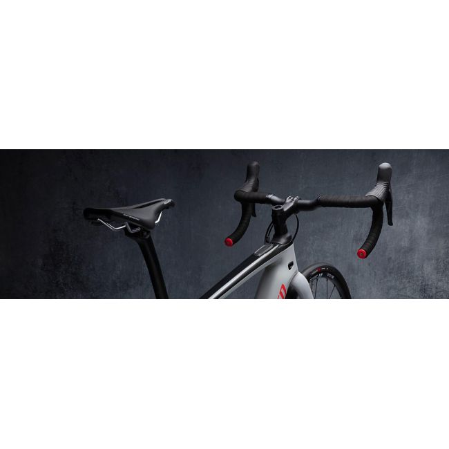 Bicicleta SPECIALIZED Turbo Creo SL Comp Carbon - Gloss Dove Gray/Gold Ghost Pearl/Rocket Red XXL