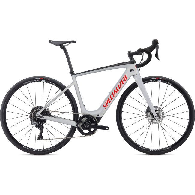 Bicicleta SPECIALIZED Turbo Creo SL Comp Carbon - Gloss Dove Gray/Gold Ghost Pearl/Rocket Red XXL