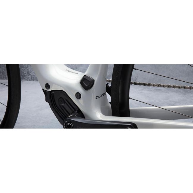 Bicicleta SPECIALIZED Turbo Creo SL Comp Carbon - Gloss Dove Gray/Gold Ghost Pearl/Rocket Red XXL