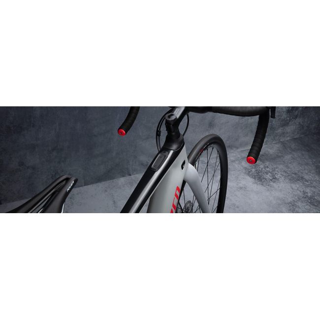 Bicicleta SPECIALIZED Turbo Creo SL Comp Carbon - Gloss Dove Gray/Gold Ghost Pearl/Rocket Red XXL