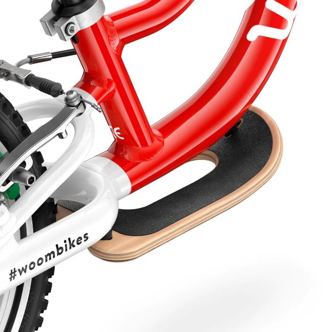 Woom - bicicleta copii 14" Woom 1 Plus, varsta recomandata 3-4.5 ani (95-110cm) - 4.2kg - galben soare intens alb