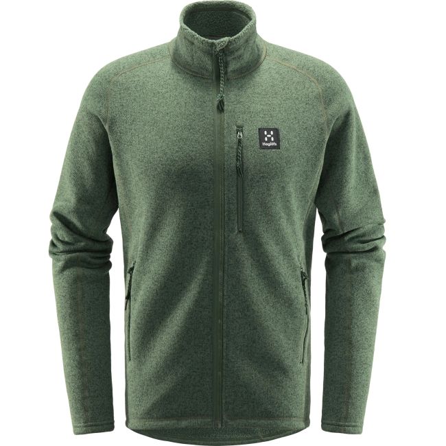 Haglofs - Jacheta subtire fleece barbati Risberg - verde inchis montan