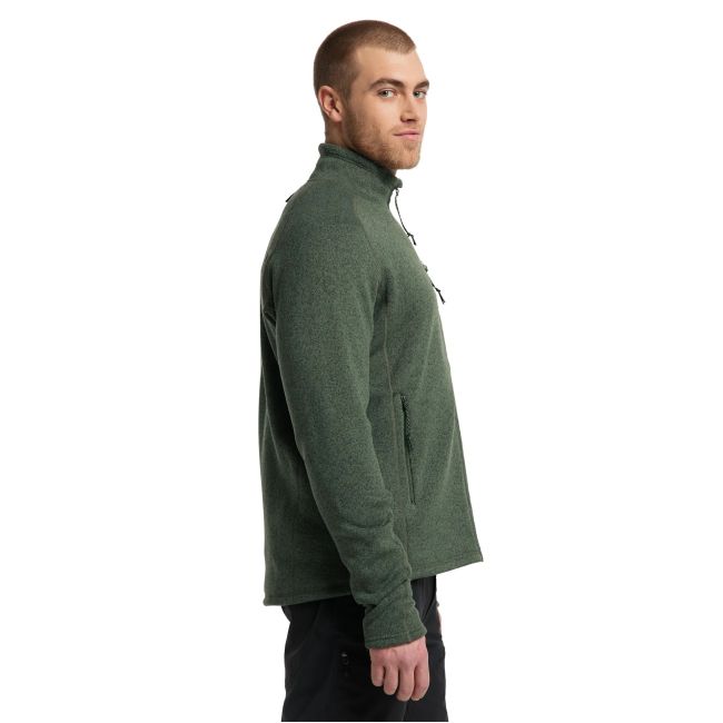 Haglofs - Jacheta subtire fleece barbati Risberg - verde inchis montan