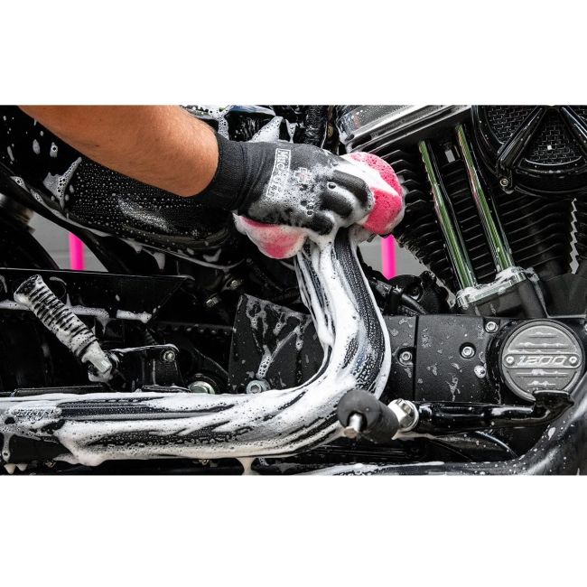 Muc-Off - burete curatare bicicleta Expanding Microcell Sponge - roz intens