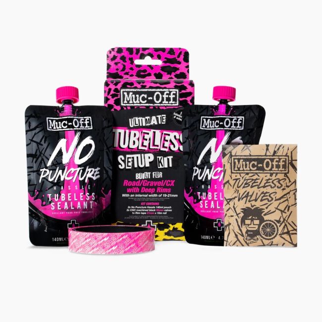 Muc-Off - kit Tubeless bicicleta Ultimate Road Gravel setup kit CX - 44mm