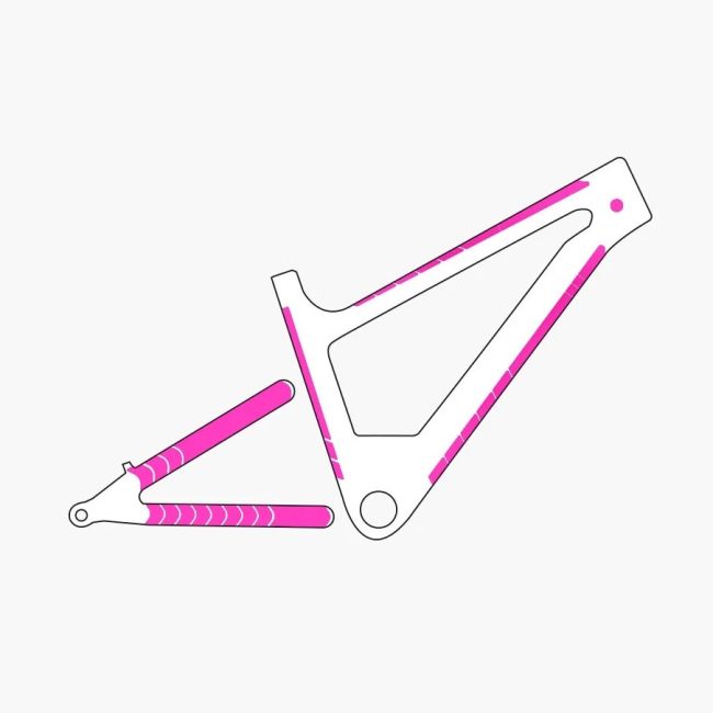 Muc-Off - set stickere protectie cadru bicicleta Frame Protection Kit E-MTB - Punk