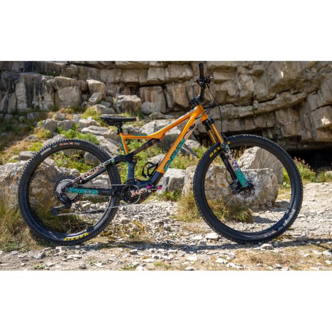Muc-Off - set stickere protectie cadru bicicleta Frame Protection Kit E-MTB - albastru verzui Day of the shred