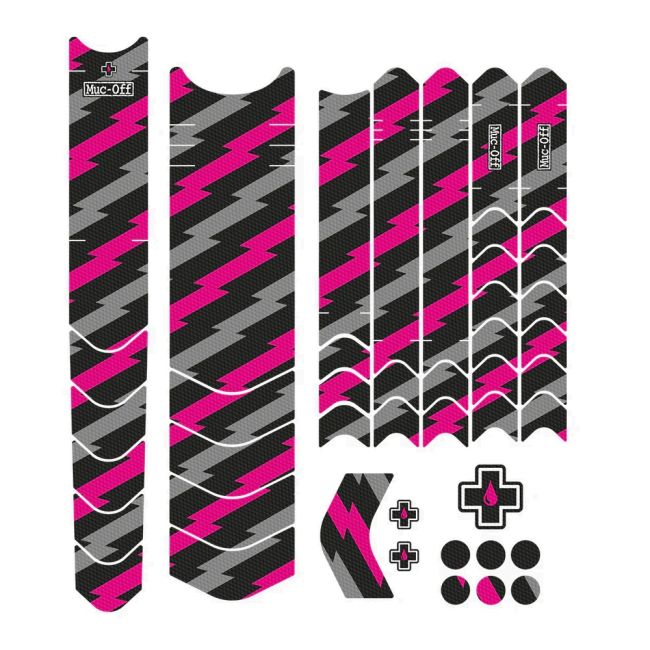 Muc-Off - set stickere protectie cadru bicicleta Frame Protection Kit E-MTB - trasnete multicolore