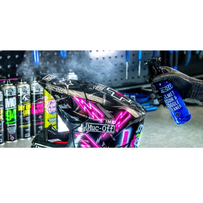 Muc-Off - solutie curatare echipament bicicleta Helmet Visor &amp; Goggle Cleaner - 250ml