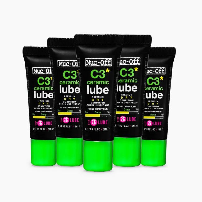 Muc-Off -lubrifiant lant bicicleta C3 Ceramic Dry Lube - mini doza 5ml