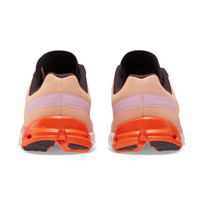On Cloudflow - pantofi sport pentru femei - portocaliu deschis Rose Fiji portocaliu inchis alb