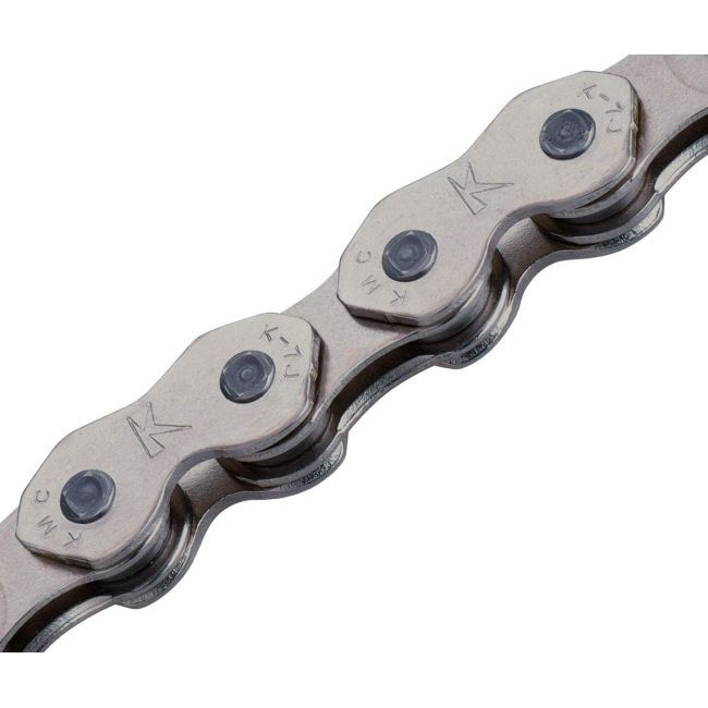 Lant KMC K1 Narrow Single-Speed Argintiu 100 Zale