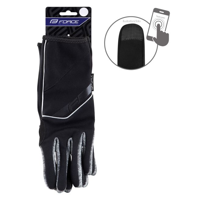 Manusi primavara/toamna Force Gale Softshell Negru M