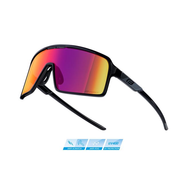 Ochelari Force Static Black Purple Mirror Lens