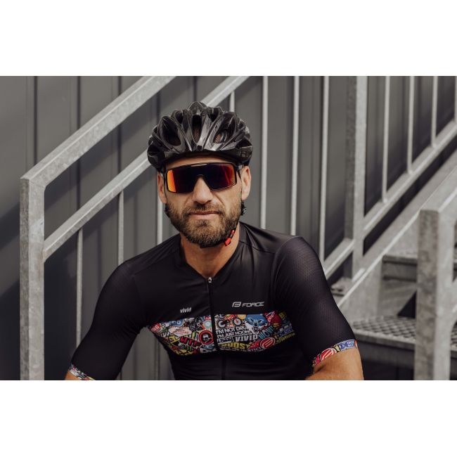 Ochelari Force Static Black Purple Mirror Lens