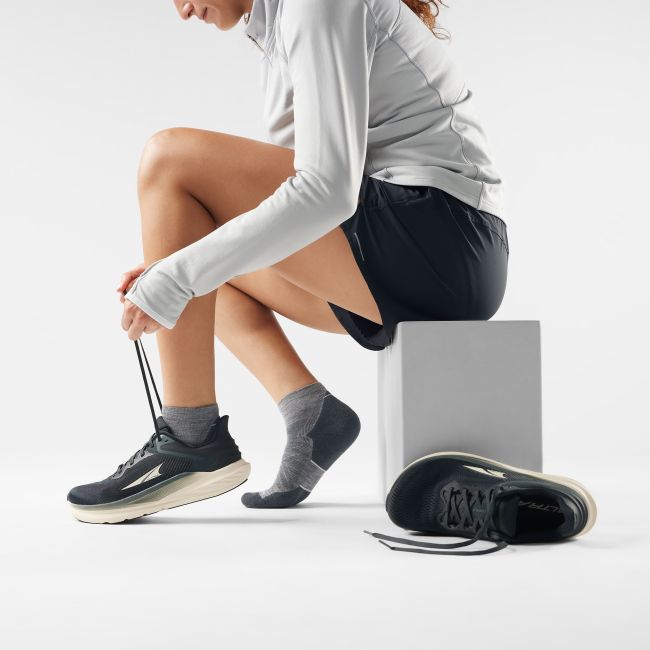 Șosete Merino alergare Smartwool Run Ankle - Targeted Cushion - Medium Gray