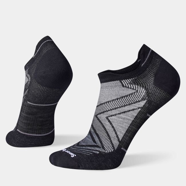 Șosete Merino alergare Smartwool Run - negru | Low Ankle | Zero Cushion