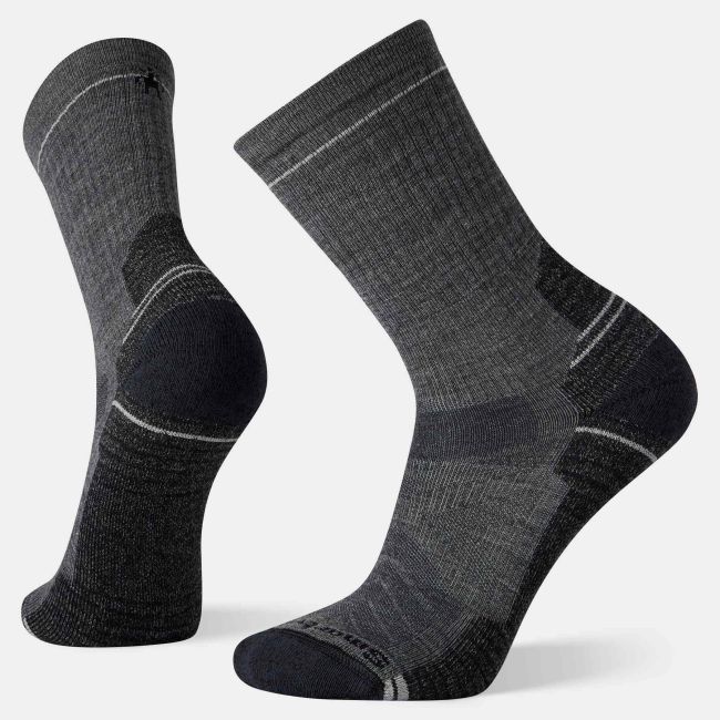 Șosete Merino hiking Smartwool Hike - gri Medium Gray | Crew | Light Cushion