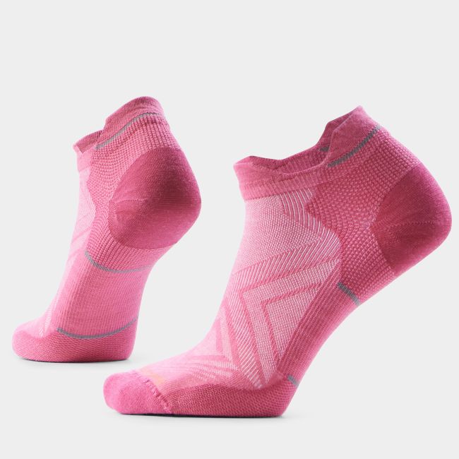 Șosete Merino alergare Smartwool Run - roz Garden Pink | Low Ankle | Zero Cushion