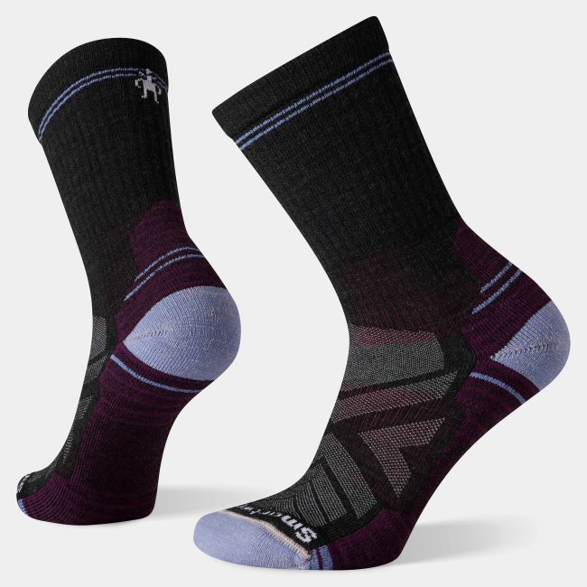 Șosete Merino hiking Smartwool Hike - gri Charcoal | Crew | Light Cushion