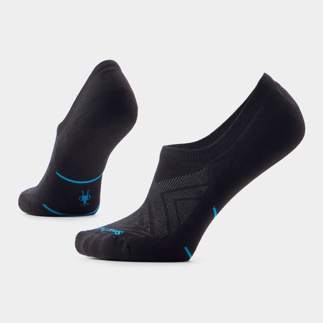 Șosete Merino alergare Smartwool Run - negru Black | No Show | Targeted Cushion