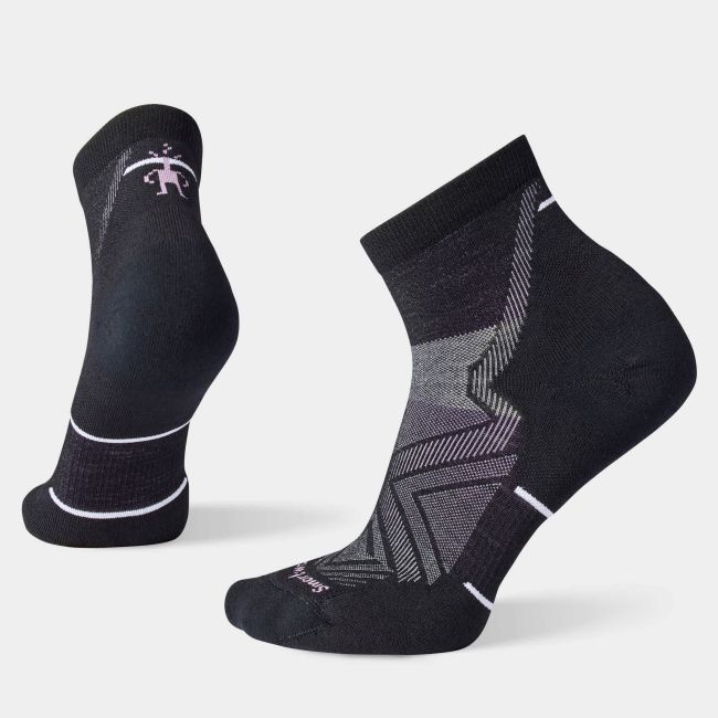 Șosete Merino alergare Smartwool Run - negru | Ankle | Targeted Cushion
