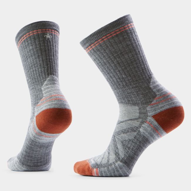 Șosete Merino hiking Smartwool Hike - gri Medium Gray - femei | Crew | Targeted Cushion