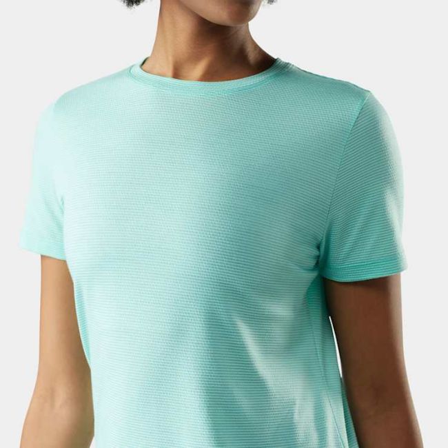 Tricou Merino sport Smartwool Active Mesh - albastru Pacific | femei
