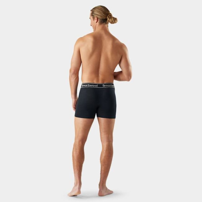 Boxer Merino bărbați Smartwool Intraknit™ - negru | seamless