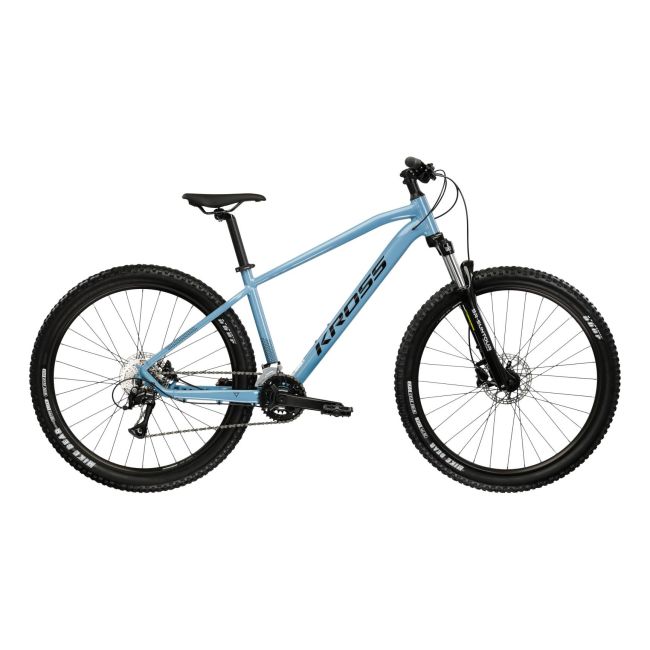 Bicicleta MTB Hardtail Kross Hexagon 4.0 27.5 inch albastra Shimano Acera