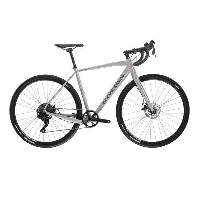 Bicicleta Gravel Kross Esker 1.0 MS 28 inch gri microSHIFT