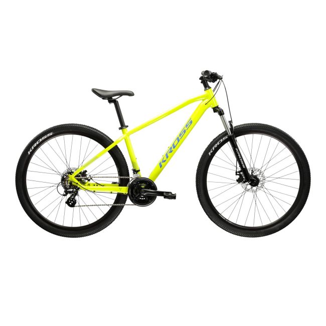 Bicicleta MTB Hardtail Kross Hexagon 2.0 27.5 inch verde lime Shimano Altus