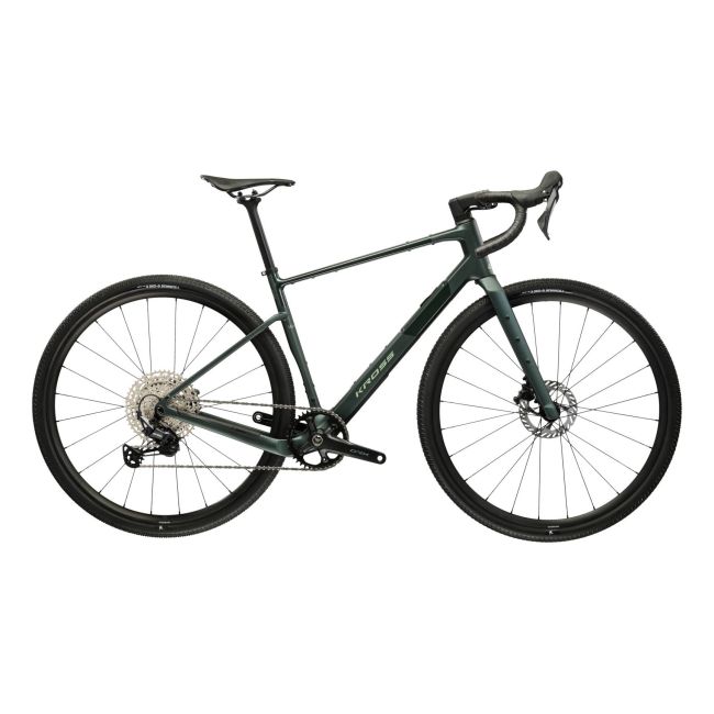 Bicicleta Gravel Kross Esker ADV 1.0 28 inch verde Shimano Grx