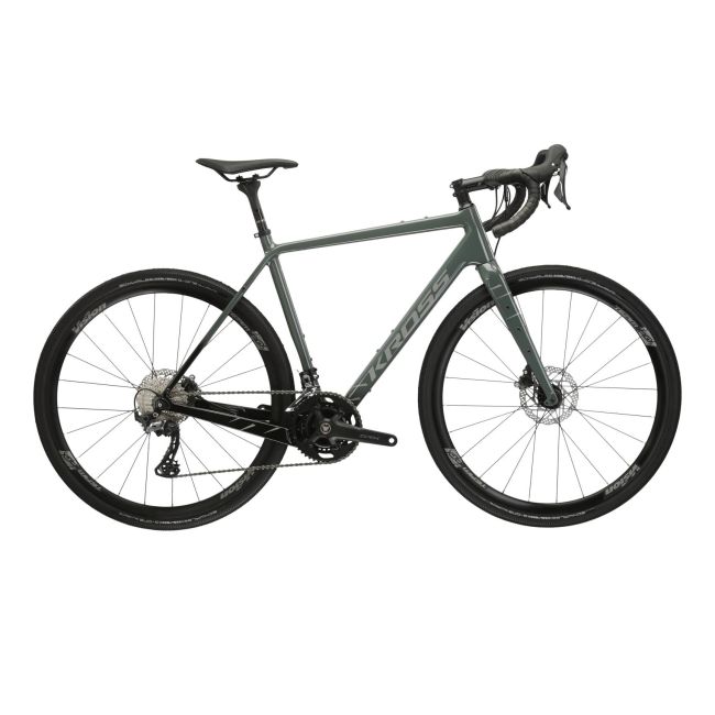 Bicicleta Gravel Kross Esker 8.0 28 inch gri Shimano Grx