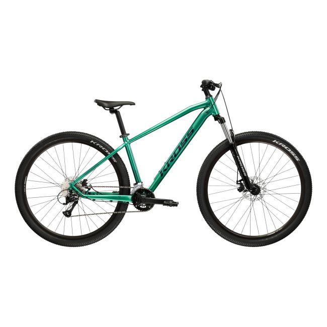 Bicicleta MTB Hardtail Kross Hexagon 3.0 27.5 inch albastra Shimano Acera