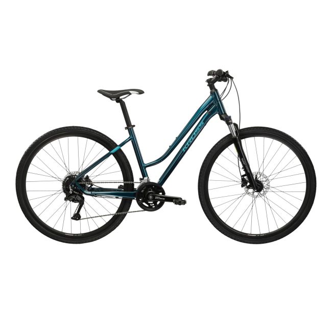 Bicicleta Trekking Kross Evado 5.0 28 inch turcoaz Shimano Cues